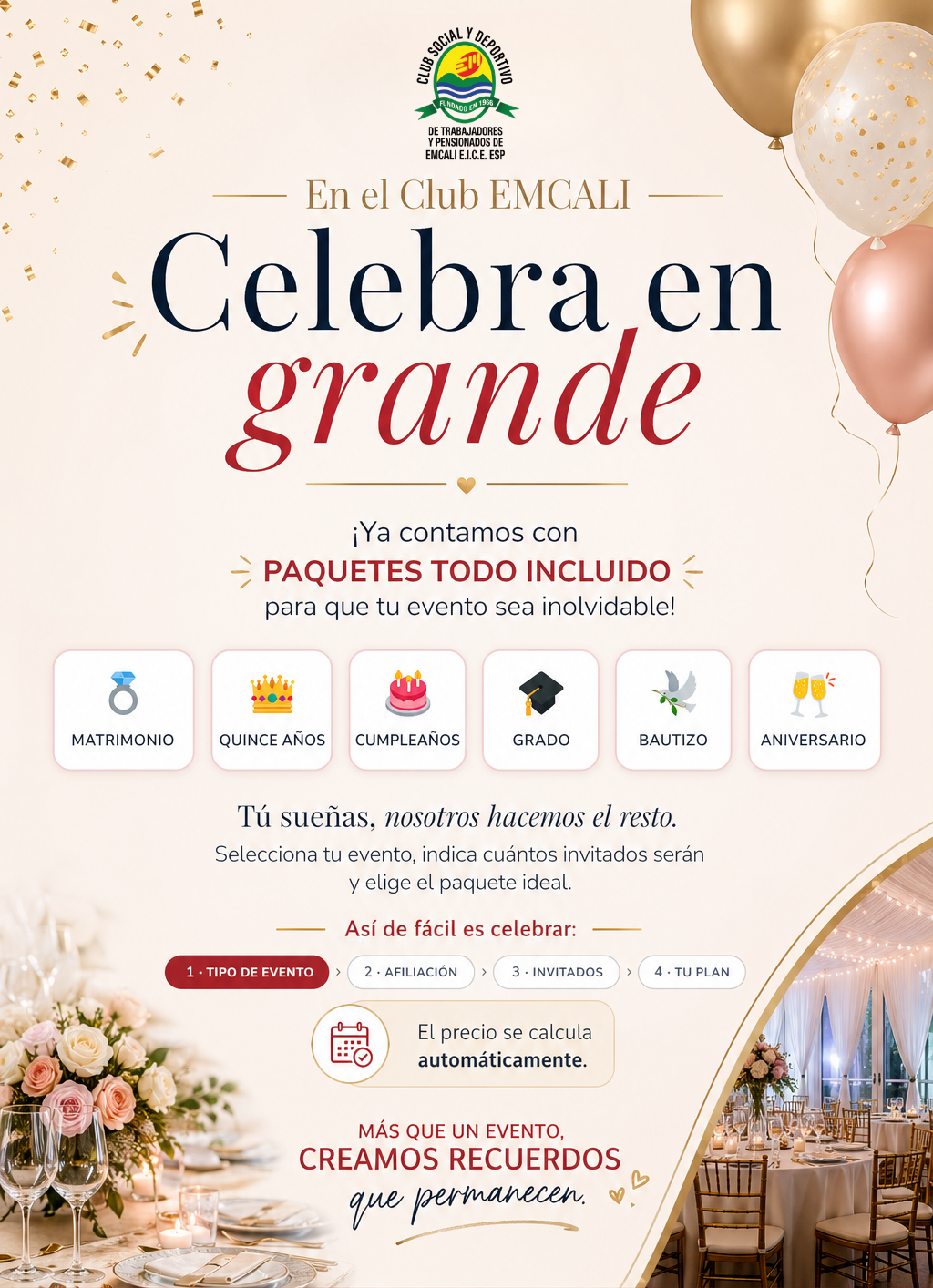 Paquetes Especiales Club Emcali