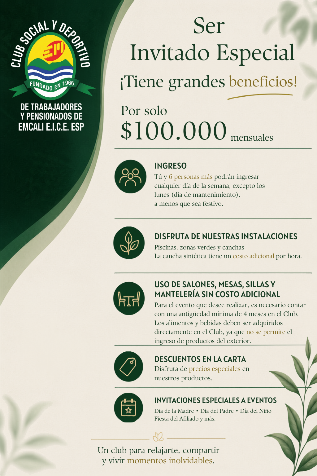 Beneficios Invitado Especial